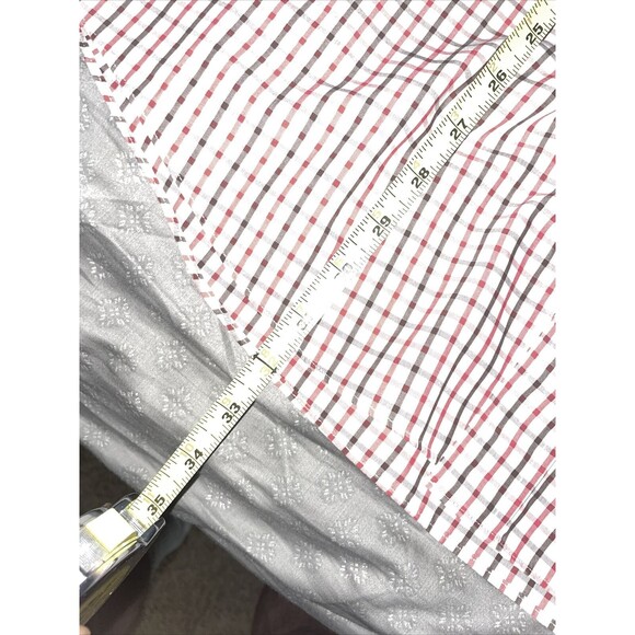 Brooks Brothers Original Polo Button Down Shirt Size L Red Grey White Check - Picture 11 of 13